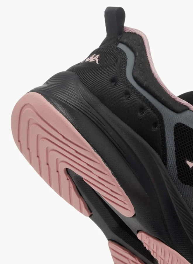 Kappa Women's Panelled Sports Shoes with Lace-Up Closure