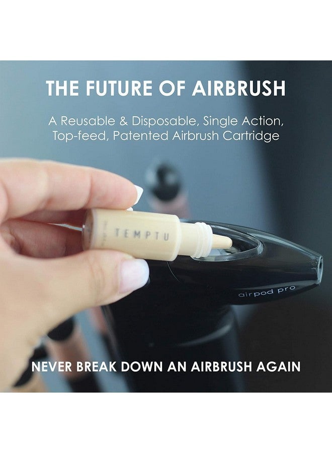 Temptu Airpod Pro - Reusable, Refillable Makeup Cartridge For Custom Blending And Mixing Colors - Premium, Professional Airbrush Makeup Accessories - Professional Airbrush Equipment  - Image 3