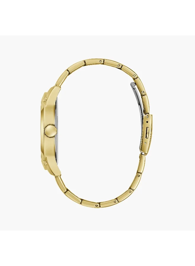 جس Gold Analog Watch for Men