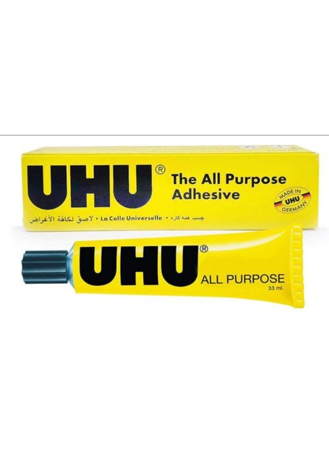 UHU all purpose adhesive clear glue 33ml tube better value than the 35ml version - Image 4