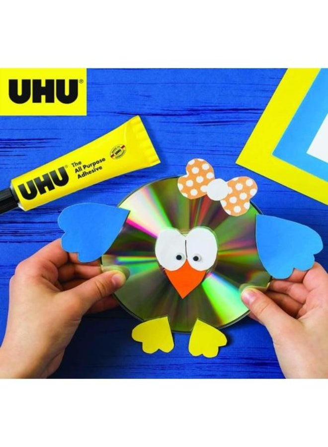 UHU all purpose adhesive clear glue 33ml tube better value than the 35ml version - Image 3
