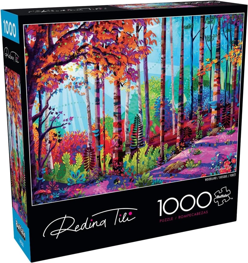 Buffalo Games Redina Tili Woodland 1000 Piece Jigsaw Puzzle for Adults Challenging Puzzle Perfect for Game Nights PrecisionCut Pieces Beautiful Artwork and Hours of Relaxing Fun - Image 3