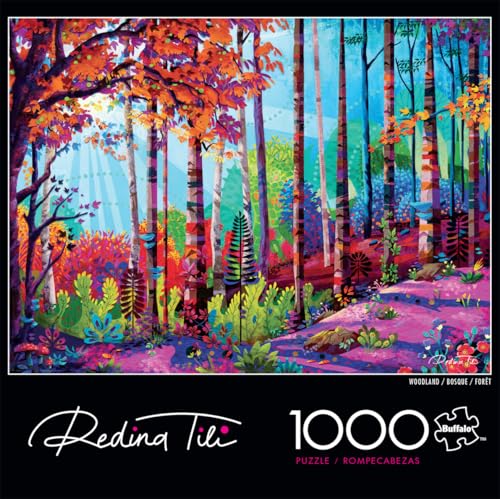 Buffalo Games Redina Tili Woodland 1000 Piece Jigsaw Puzzle for Adults Challenging Puzzle Perfect for Game Nights PrecisionCut Pieces Beautiful Artwork and Hours of Relaxing Fun - Image 5