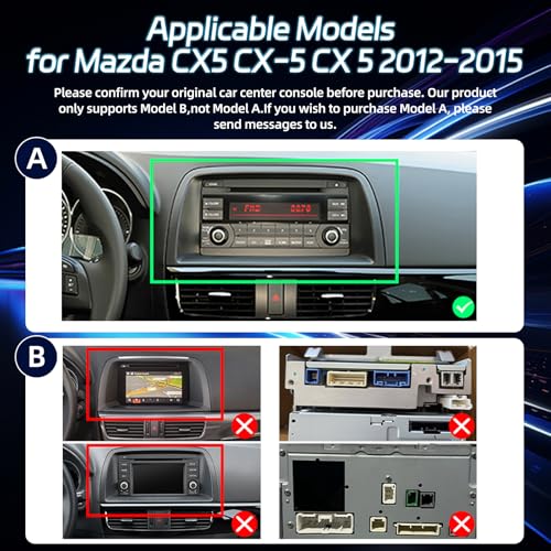 NHOPEEW [2+64G] for Mazda CX5 CX-5 CX 5 2012-2015 Android Radio: 9 inch HD Touchscreen DSP Audio - Wireless Carplay and Android Auto, GPS, WiFi, DSP/EQ, Multiple UI, SWC + AHD Backup Camera - Image 2