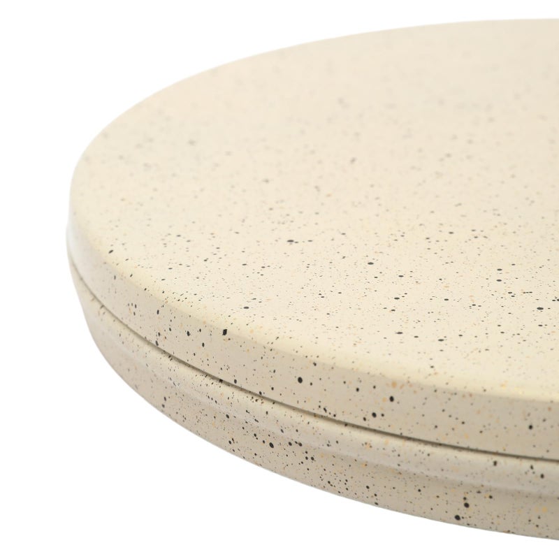 Bister Granite Basbousa Tray with Lid – Large Beige Round Non-Stick Speckled Baking Pan & Serving Dish for Basbousa, Cakes and Desserts - Image 5