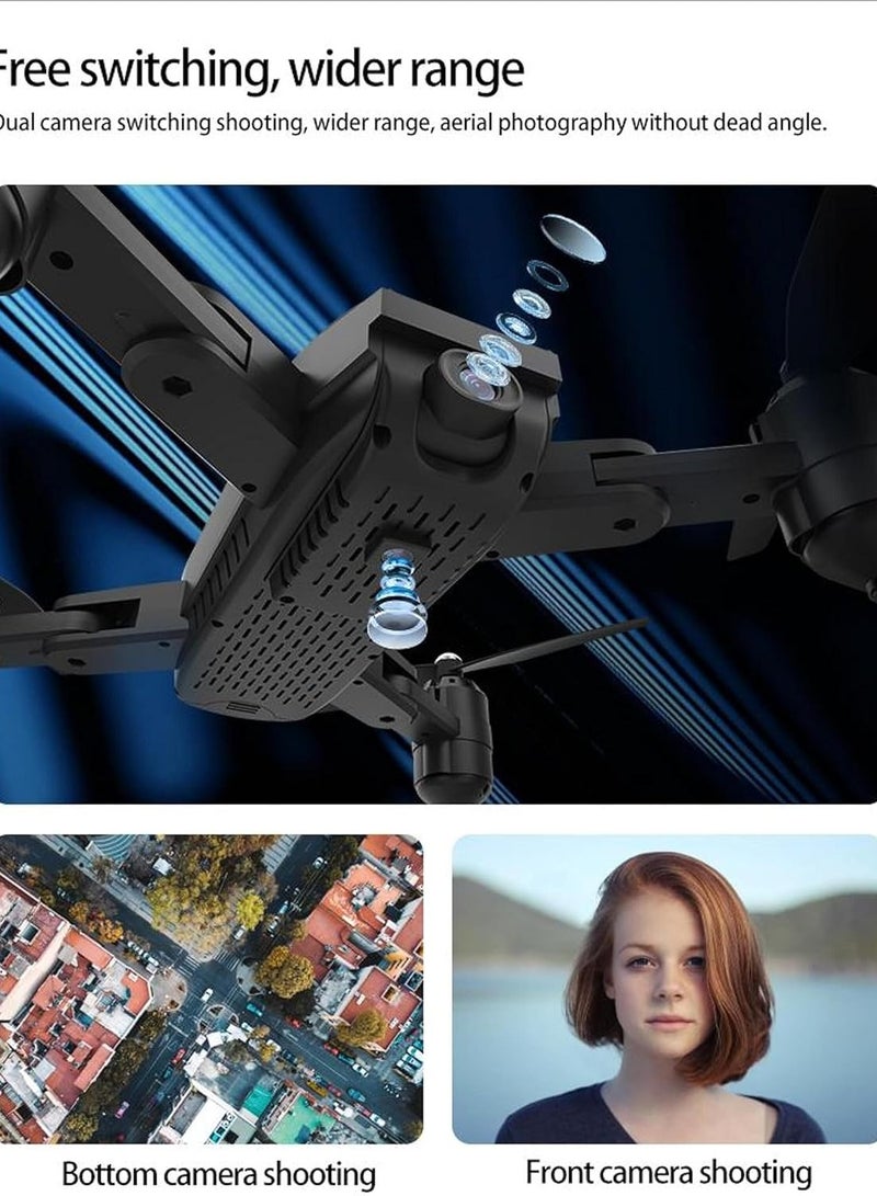Generic P30 Plus Drone with 4K Dual HD Camera, Foldable Design, 20-Minute Flight Time, Visual Positioning 2.0, Automatic Braking System, Gesture Control – Perfect for Photography & Aerial Video  - Image 4