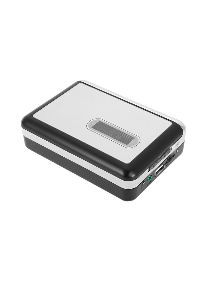 Cassette Tape-To-MP3 Converter With Earphones V241 Black/White  - Image 1