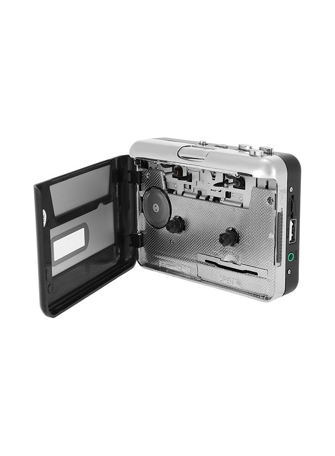 Cassette Tape-To-MP3 Converter With Earphones V241 Black/White  - Image 5