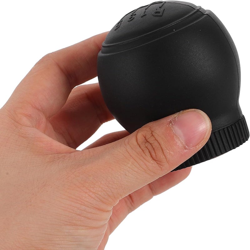 2pcs Universal Car Gear Shift Knob Cover Non-Slip Black Silicone 5-Speed Manual Transmission Protection Stick Shifting Handle Protector for Vehicle Interior - Image 3