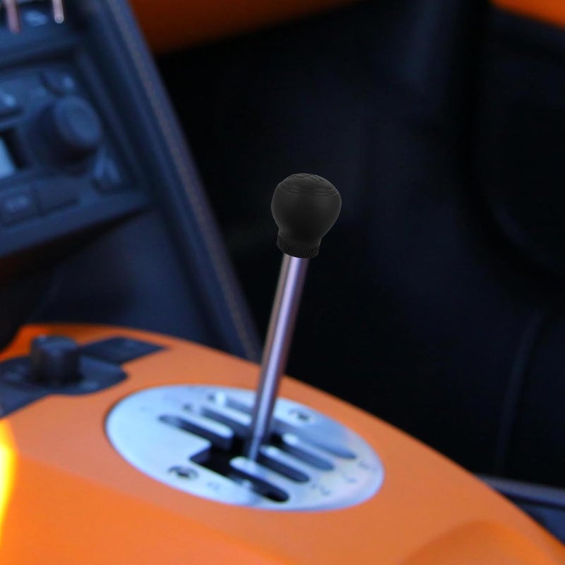 2pcs Universal Car Gear Shift Knob Cover Non-Slip Black Silicone 5-Speed Manual Transmission Protection Stick Shifting Handle Protector for Vehicle Interior - Image 5