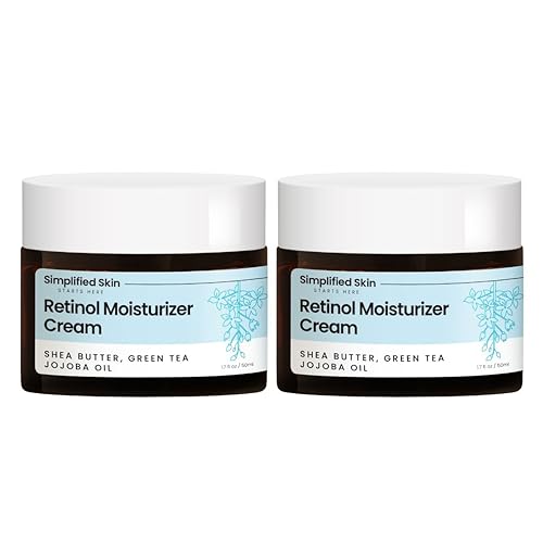 Retinol Cream for Face  25 Retinol Moisturizer with Vitamin E  Hyaluronic Acid for AntiAging  Wrinkles  Retinol Night Cream for Face  Hydrating Retinol Facial Moisturizer Cream  17 Oz