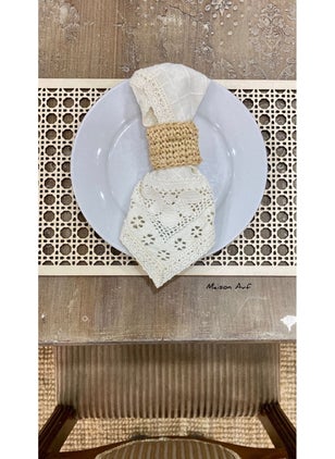 Maison Avf Hazeran Look Wooden Rectangular Presentation Stand  - Image 2