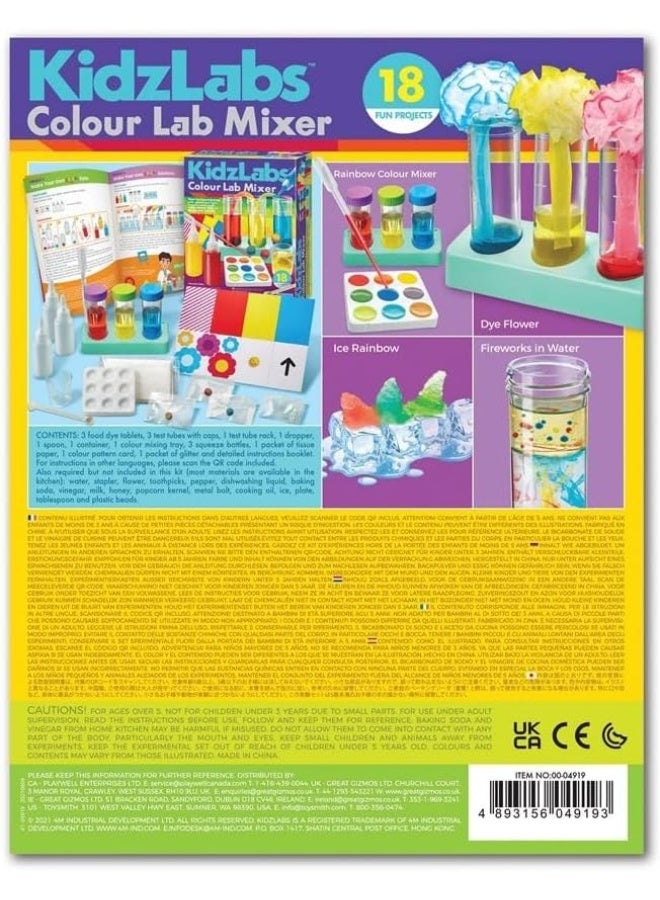 4M KidzLabs Colour Science Kit – Explore Light & Color Mixing with 6 Exciting Experiments | DIY STEM Activity Set for Curious Kids Ages 5+ | 00-04919 - Image 2