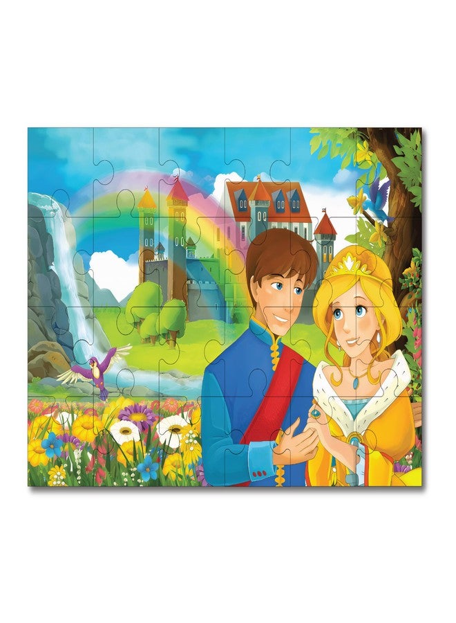 Khilonewale Kids Jigsaw Puzzle 8x12 Inch for Ages 3+ – Colorful Story Scene Brain Game, Educational Quiet Time Activity, Cardboard Puzzle for Boys and Girls, Gift‑Ready Family Toy Set (Royal Castle Couple) - Image 1