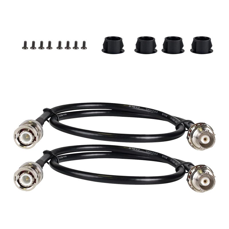 Phenyx Pro BNC Connecting Cables, BNC Cable 50 cm/1.6 FT for Front-Mounting Antennas, Compatible with Wireless Systems (ANTK-CBL) - Image 1