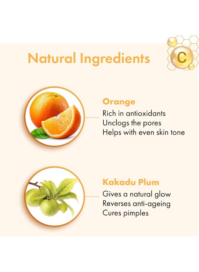 Good Vibes Vitamin C Glow Toner Goodness Of Orange And Kakadu Plum Light Weight Dewy Textur 120 Ml  - Image 5