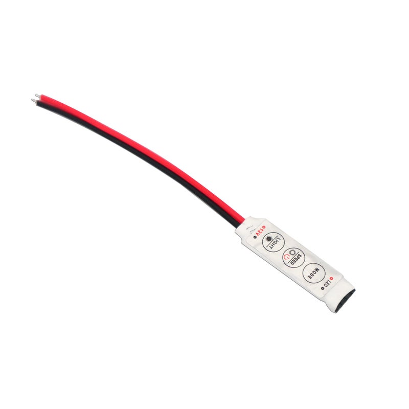 Electronicspices Electronic Spices 12V Mini 3 Keys Single RGB Color Led Controller Brightness Dimmer for Dc12-24V Led 3528 5050 Strip Light RGB - Image 5