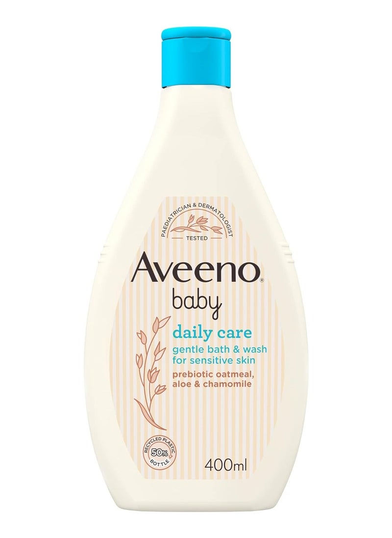 Aveeno Baby Aveeno Baby Baby Gentle Bath and Wash, White, 400 ml 