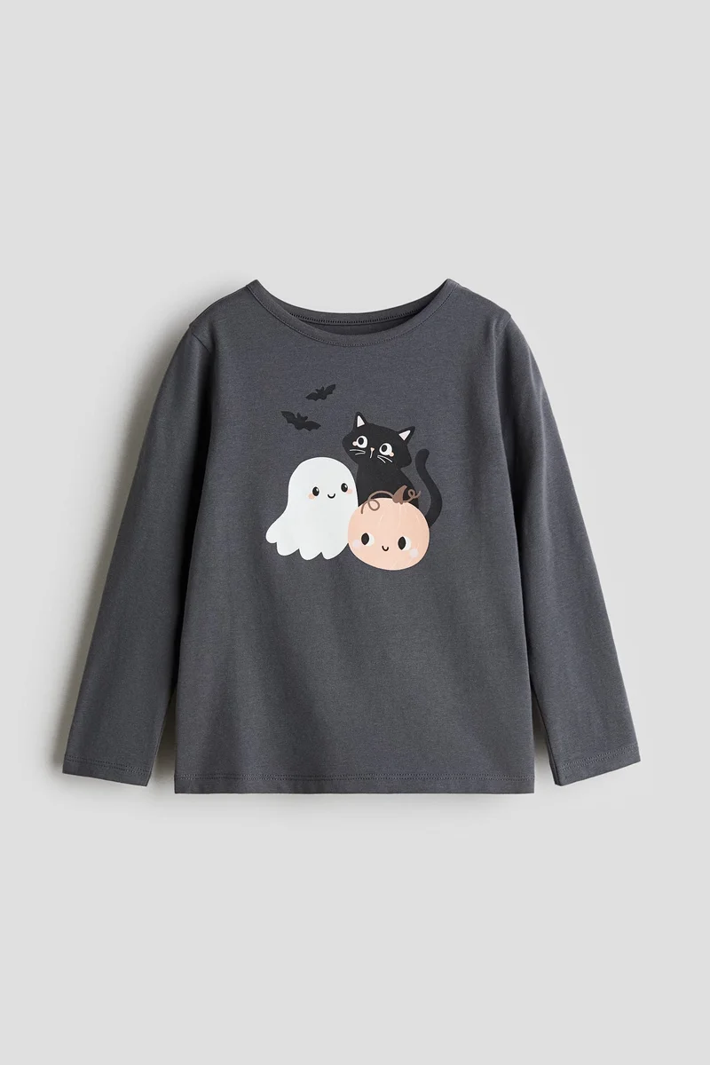 H&M Printed jersey top