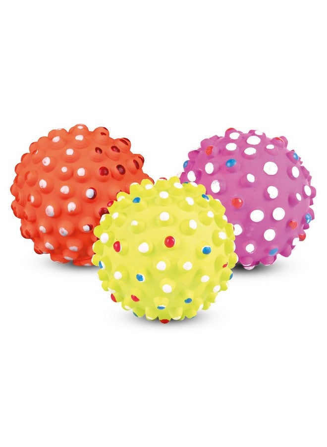 تريكسي لعبة كرات القنفذ المطاطية الرغوية للكلاب، ذات بنية متينة وتصميم جذاب، تجذب كلبك لقضاء وقت ممتع في اللعب - 7 سم (عبوة من 3 قطع)