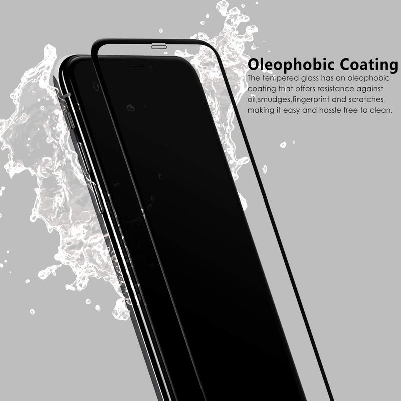 زجاج مقوى من لهاتف iPhone 11، يقلل من إجهاد العينين تمامًا، بتقنية 5D مزود بحماية للعينين وميزة الخصوصية الفائقة. احمي عينيك واحافظ على برودتهما. - Image 1