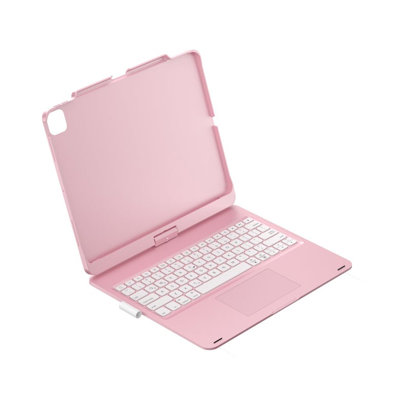 Bluetooth Keyboard: 7 Folding Modes 360° Rotation 7-Color Backlight for iPad Pro 12.9 Inch - Sensitive Touchpad Long Standby Time for Home Office On-the-Go Use - Image 3