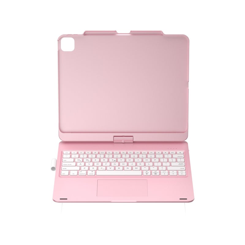 Bluetooth Keyboard: 7 Folding Modes 360° Rotation 7-Color Backlight for iPad Pro 12.9 Inch - Sensitive Touchpad Long Standby Time for Home Office On-the-Go Use - Image 1