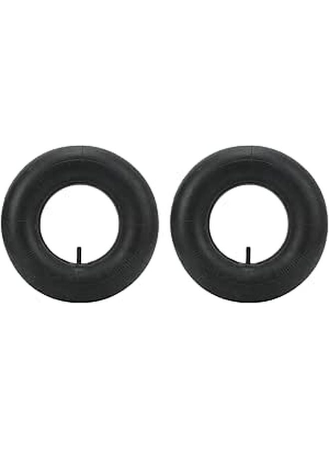 Lawn Mower Tractor Tire Tube Set 2Pcs Rubber And Metal Alloy For ATVs - Image 1