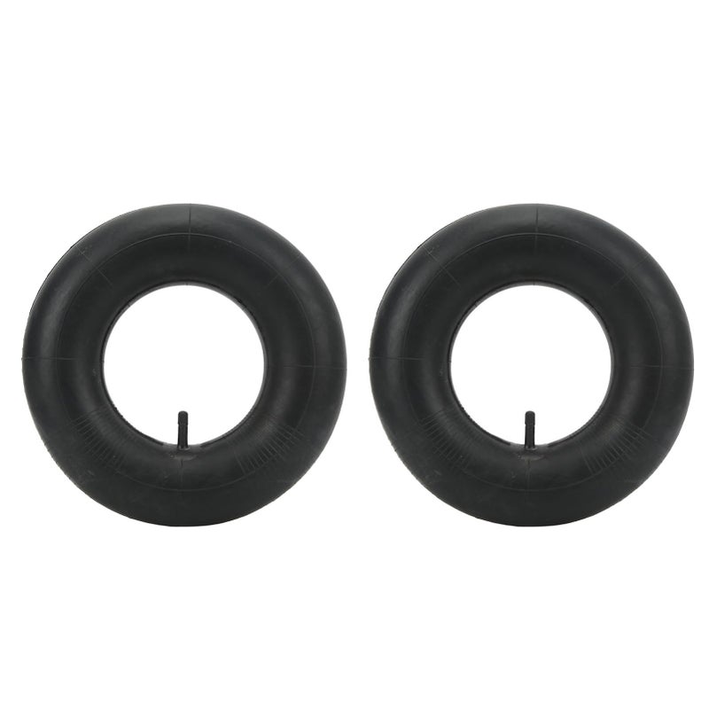 Lawn Mower Tractor Tire Tube Set 2Pcs Rubber And Metal Alloy For ATVs - Image 2