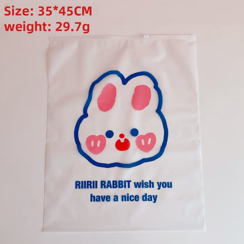 Travel Packing Cubes Compression Luggage Organizers 4# Soft Cute Rui Rui Rabbit (Extra Large) 