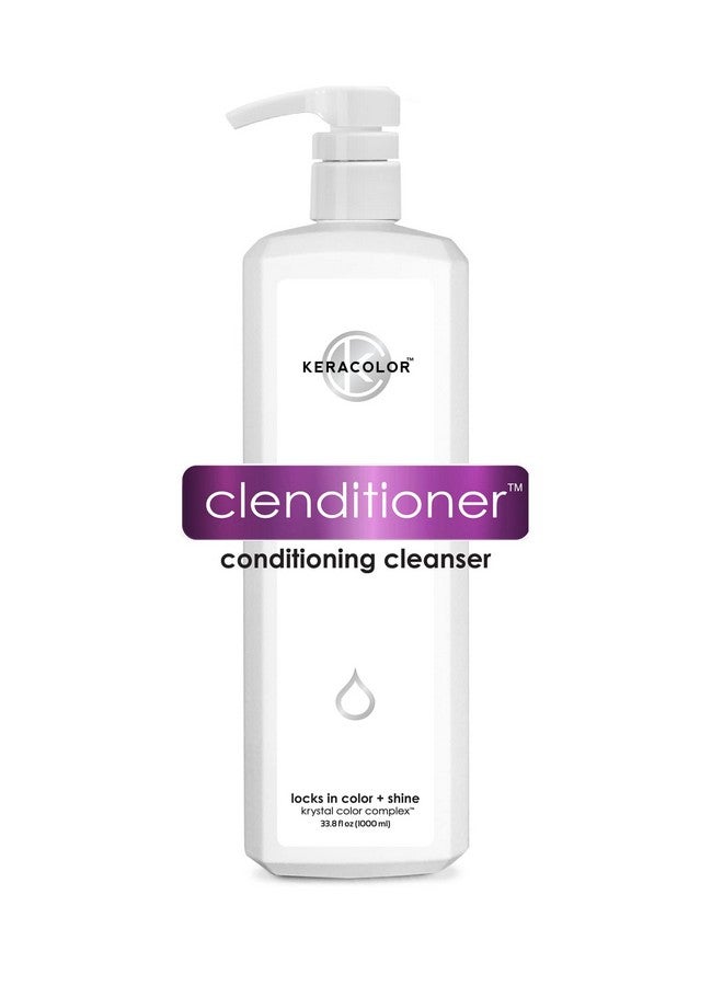 KERACOLOR Clenditioner Cleansing Conditioner Color Safe Prevents Fade Replaces Your Shampoo Keratin Infused 33 Fl Oz - Image 2