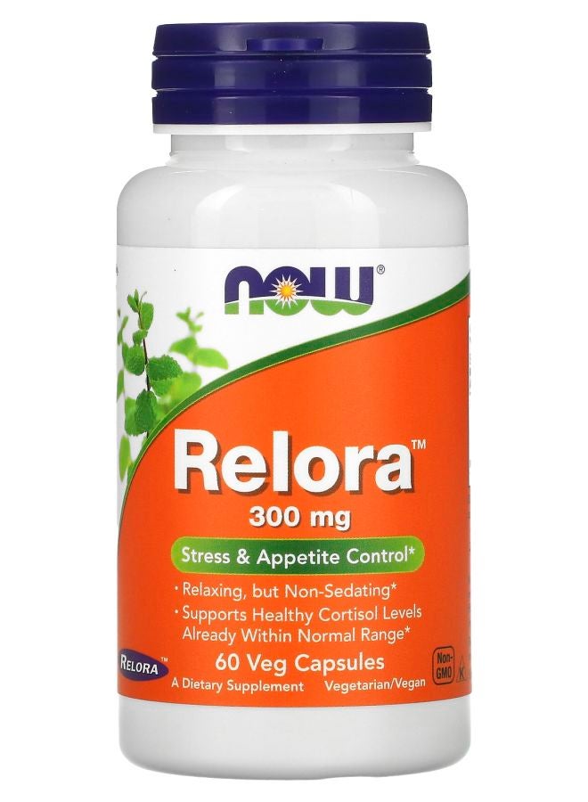 now ريلورا 300 ملغ 60 كبسولة نباتية