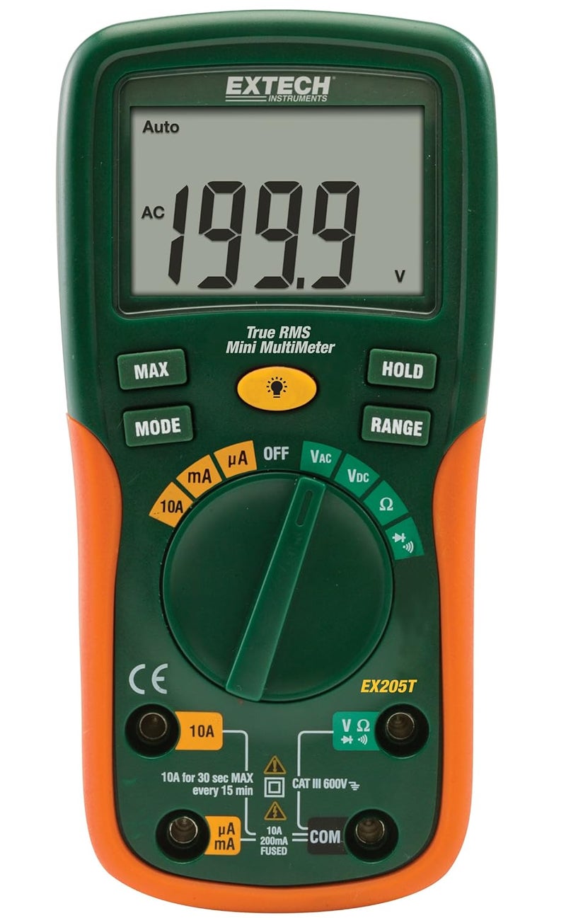 Extech EX205T True RMS Auto Ranging Multimeter - Image 1