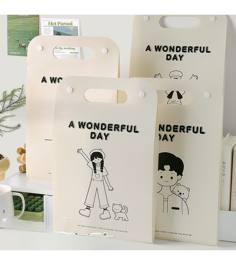 New 13 Layer Organ Bag Sunshine Boy School Season Student Test Paper Storage A4 Large Capacity Folder Multi Layer Finishing Artifact - Image 1