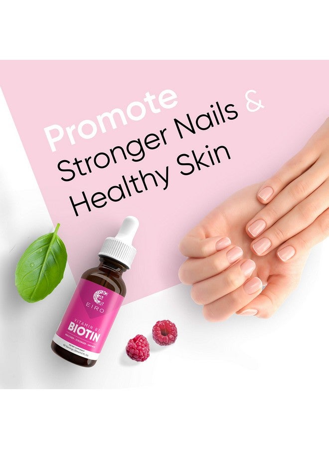 EIRO Biotin Liquid Drops | 6000mcg per serving | Healthier, Stronger, Faster - Hair & Nails | Superior Absorption - Image 2