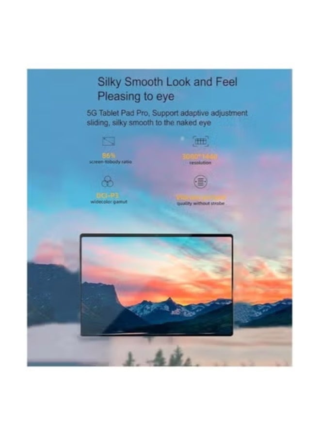 X - Prime X-Prime A15 Max 10.1″ HD Android 13 Tablet with 8GB RAM & 256GB ROM for Fast Performance, Dual SIM 5G + WiFi Connectivity, Wireless Keyboard & Mouse, Dual Camera, Google Meet & Zoom Ready – Slim Grey Tablet for Work, Study & Entertainment - Image 5