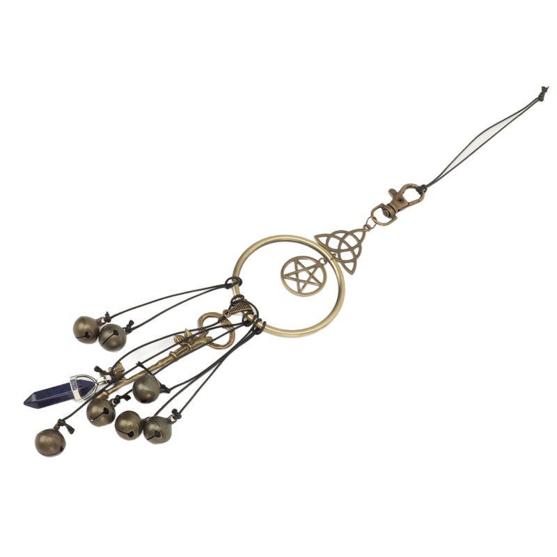 Witch Bells Reduce Stress Antique Magic Keys Exquisite Witchcraft Bells Supplies Witch Wind Chimes for Door Decor - Image 3