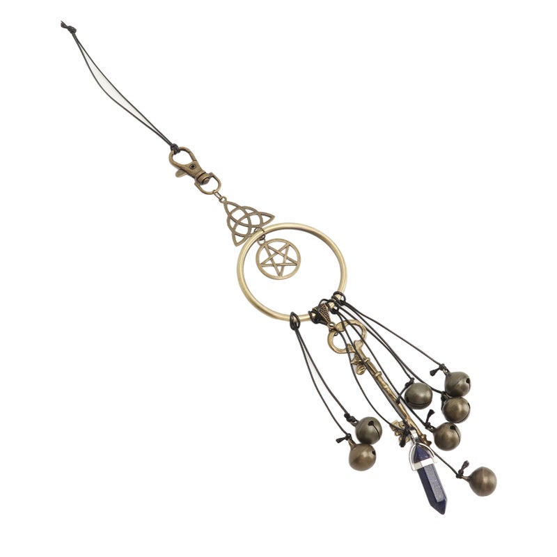 Witch Bells Reduce Stress Antique Magic Keys Exquisite Witchcraft Bells Supplies Witch Wind Chimes for Door Decor - Image 1
