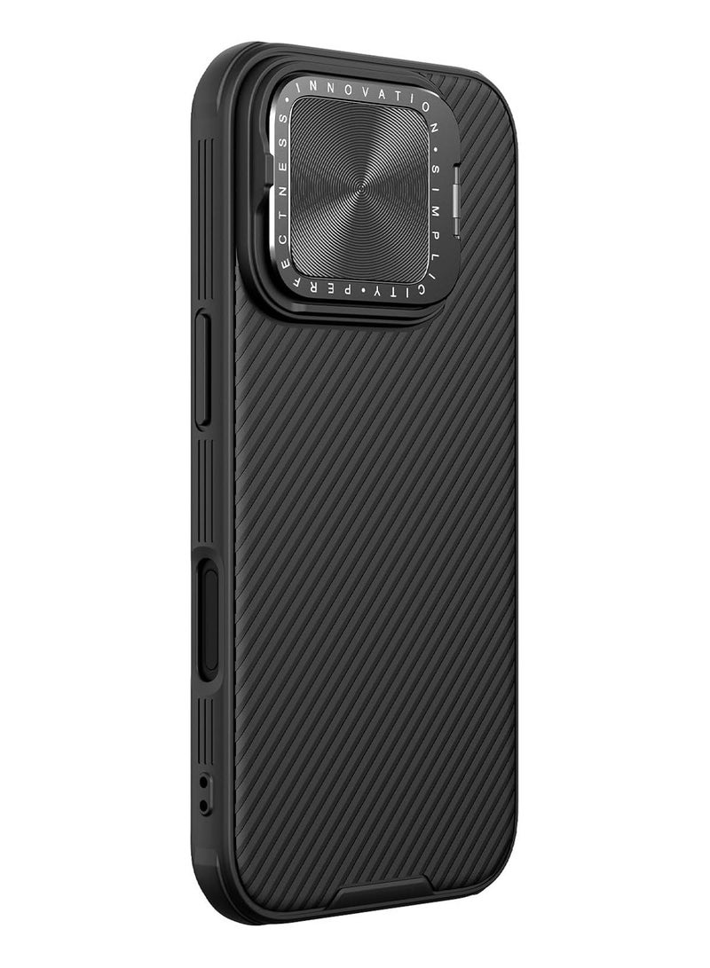 Nillkin CamShield Prop Case Flip Style Lens Camera Protect Mobile Holder Fits Apple iPhone 16 Pro Max 6.9'' Inch - Black - Image 1