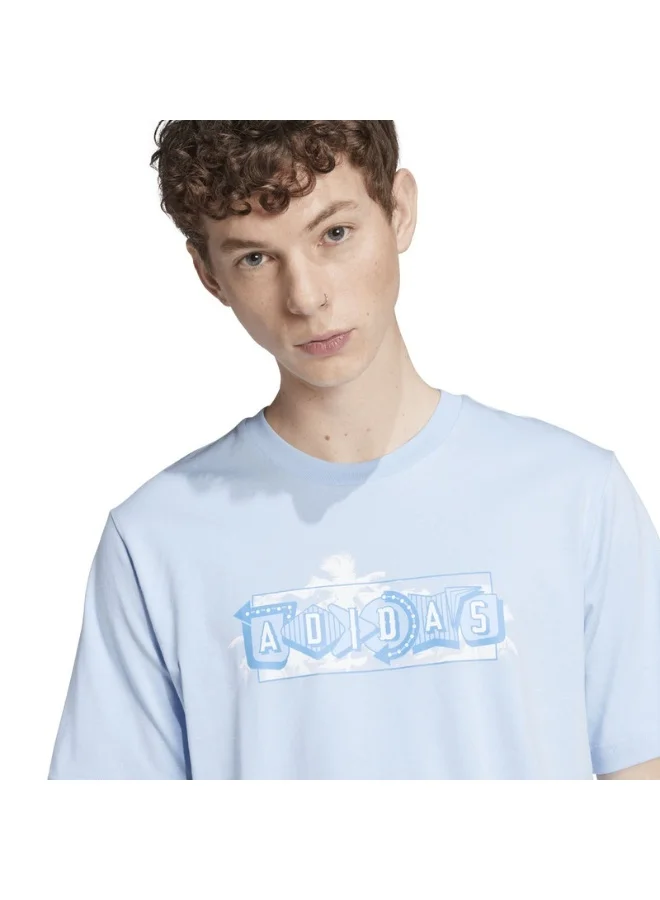 Adidas lounge pastel men graphic t-shirt