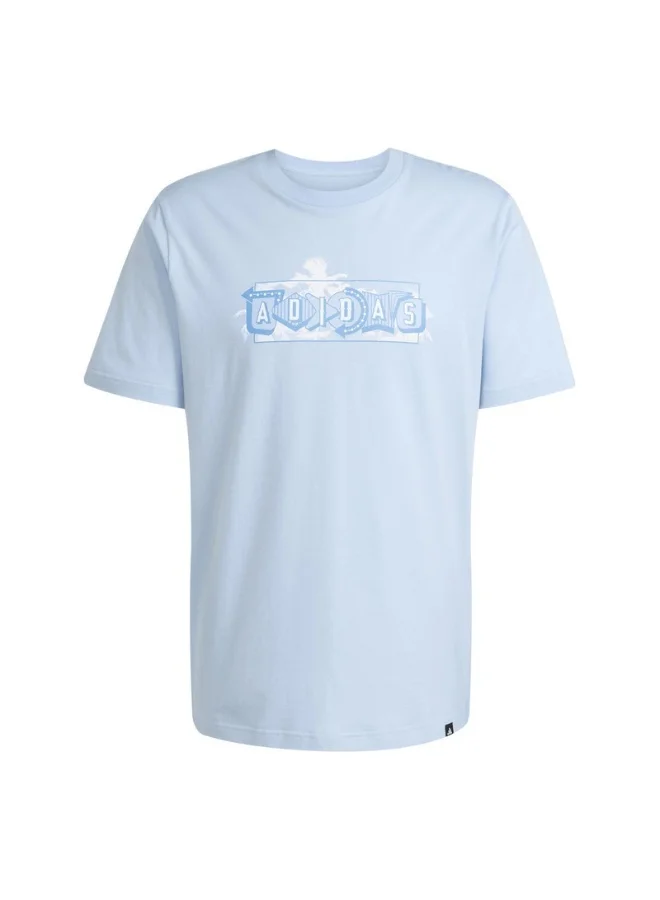 Adidas lounge pastel men graphic t-shirt