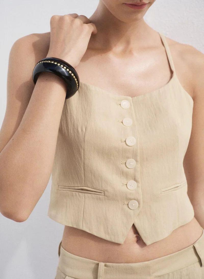 MANGO Lyocell Suit Waistcoat