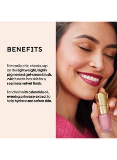 Winky Lux Winky Lux Cheeky Rose Liquid Blush, Gel-Cream Blush with Buildable Color, Lightweight Velvet Finish for Long Lasting Color, Cool Pink Blush, Lovely  - Image 3