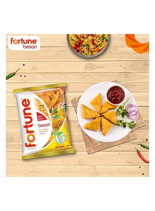 Fortune Chana Besan, Fine Gram Flour for Batter & Sweets, 500g - Image 4