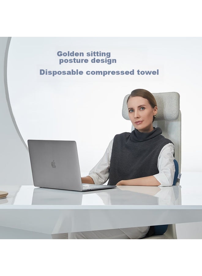 Jago Jiaoao Lumbar Support Cushion, Office Lumbar Pillow, Memory Foam Back Support, Seat Cushion, Car Seat, Ergonomic Lumbar Pad, Navy Blue - Image 4