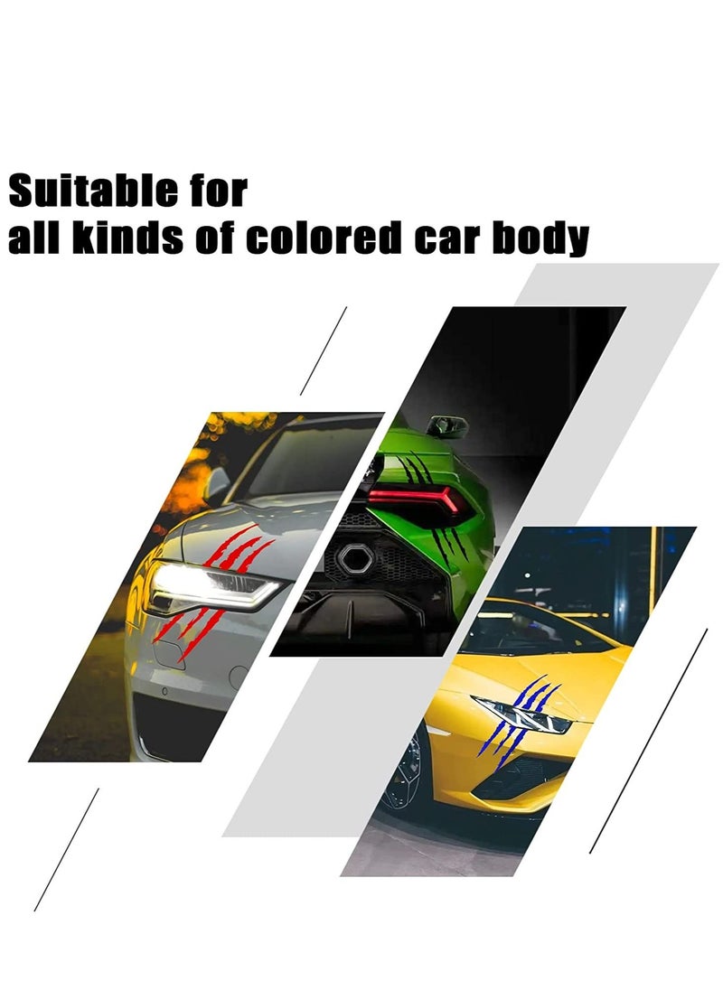 RATSAW - 2 Pack Vinyl Car Sticker Monster Claw Marks Headlight Car Decal Stripes Scratch Car Sticker - Image 1