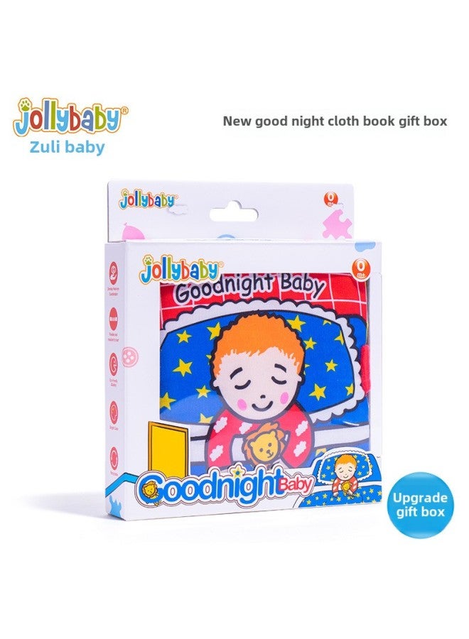 Jollybaby Gift Box Early Education Enlightenment Puzzle 0-3 Years Old Baby Tail Baby Toy Cloth Book Wholesale-Specifications:(Gift Box) Good Night Cloth Book  - Image 1
