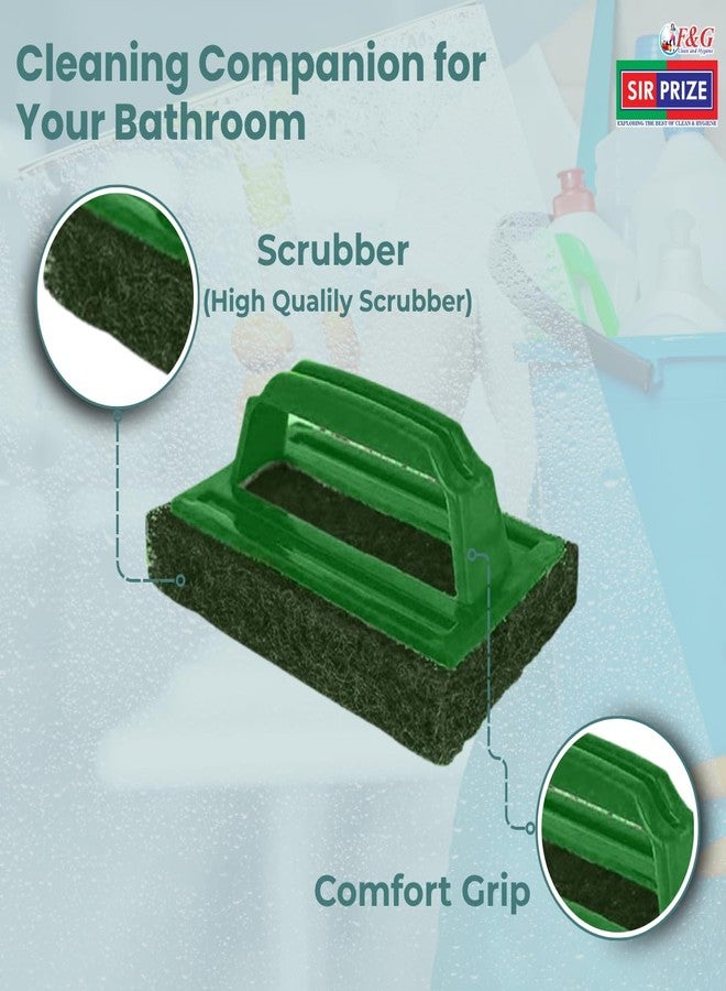 Sir Prize Bathroom Tile Scrubber Brush,Cleans Tiles, Floors, Sinks and Hard-to-Reach Corners.Square Head Easily reaches Edges and Corners for Stain Removal. - Pack of 3 - Image 4