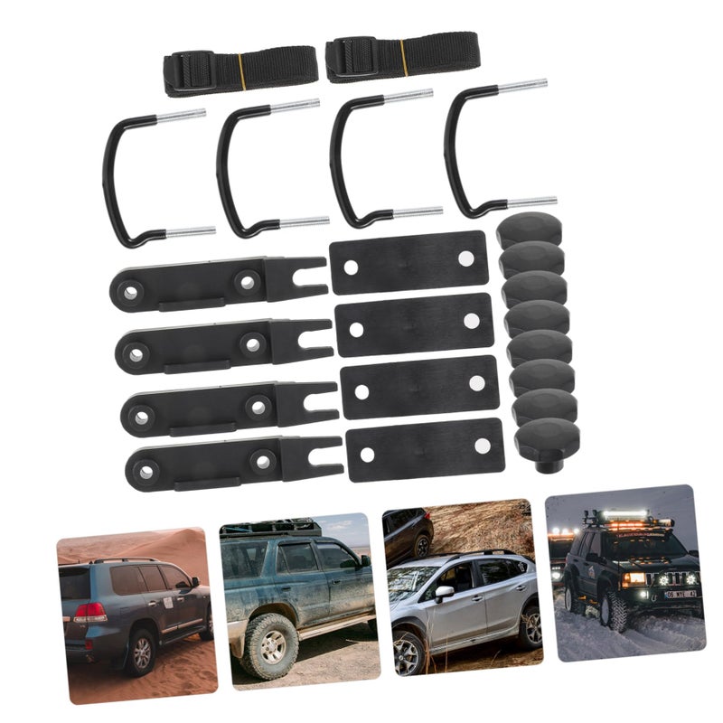 Universal Roof Rack U Bolt Clamps Cargo Carrier Mounting Bracket Accessories for Cars Enhanced Storage - Image 4