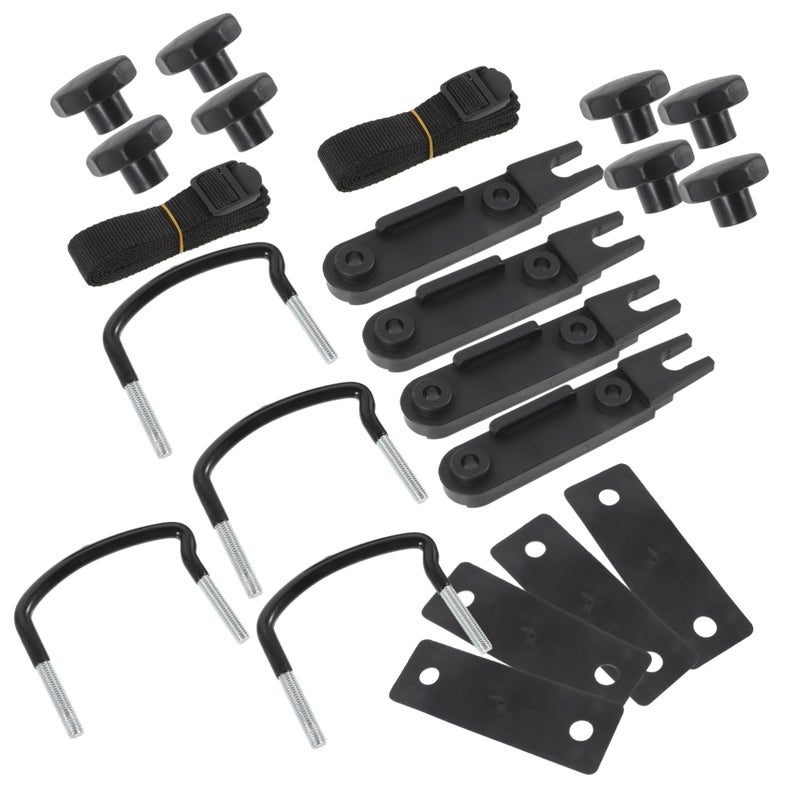 Universal Roof Rack U Bolt Clamps Cargo Carrier Mounting Bracket Accessories for Cars Enhanced Storage - Image 2
